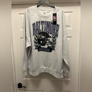 NWT Gameday Couture NFL Baltimore Ravens Sweatshirt